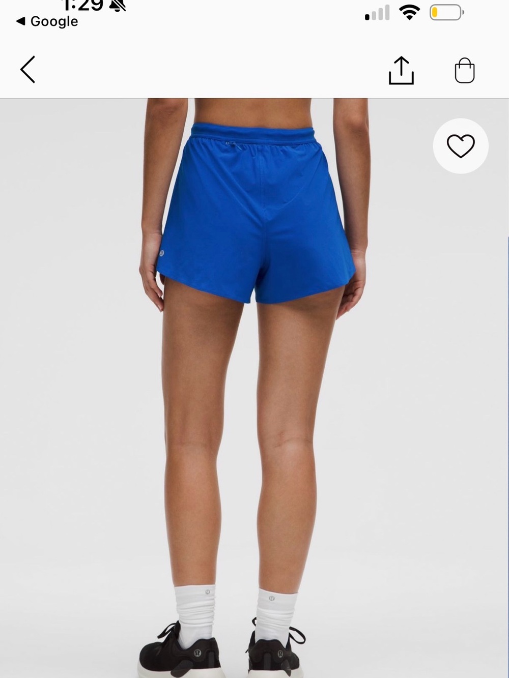 LULULEMON Women’s mile maker run crew classic woven high-rise shorts 3” SMALL - Picture 9 of 12